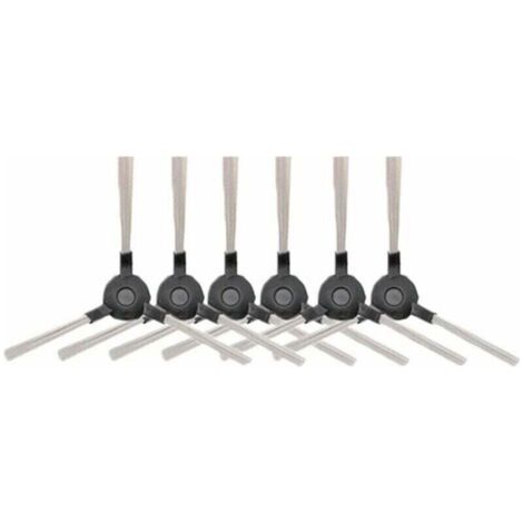 6 Pièces Brosses Latérales Robot Aspirateur Nettoyant Pièces pour Amibot Pure, Pulse et Prime,AMIBOT Prime H2O,AMIBOT Pure H2O,