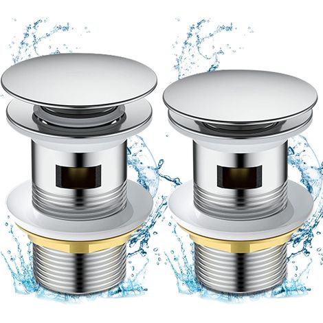 2pcs Copper Pop-up Sink Drain (1/5)