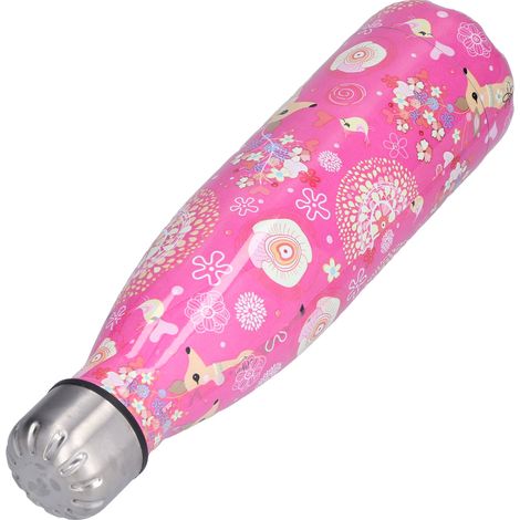 Bouteille Isotherme en Acier Inoxydable pour Boissons Chaudes et Froides - Modèle Rose Right Deer (1/5)