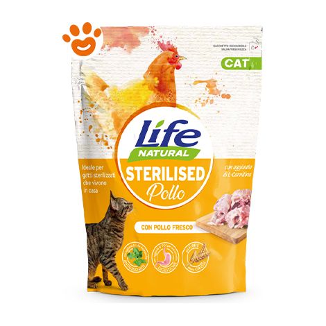 Life Cat Adult Sterilized Pollo Fresco - Sacco 800 Gr -