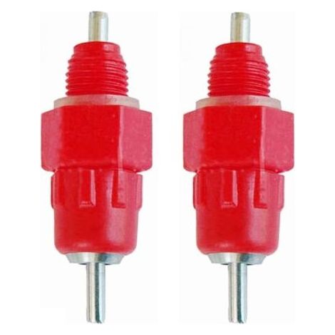 2 Pcs Eau Tetine Poulet Alimentateur Fournitures de Volaille Poule Vis dans le Style