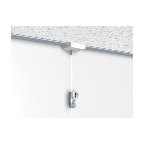 Kit pince faux plafond pour accrochage de tableaux – Charge maximale 5 kg – Fixation sur profil métallique en L – Pour espaces professionnels – Newly