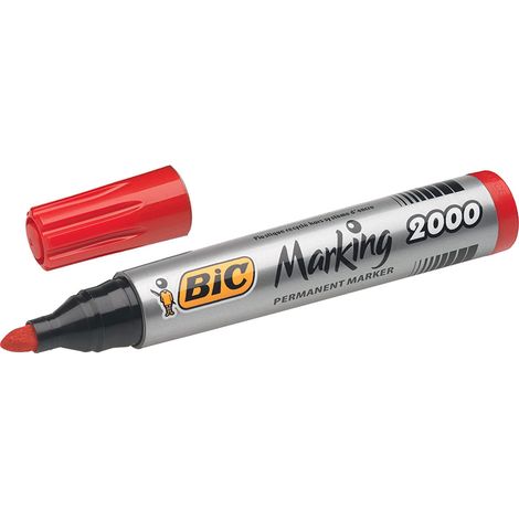 MARCATORE PERMANENTE 'MARKING 2000' inchiostro rosso  - BIC