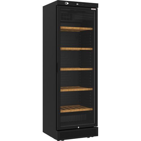 Vitrine cave à vins ventilée 382 litres - 5 niveaux - NOIRE - Diverso