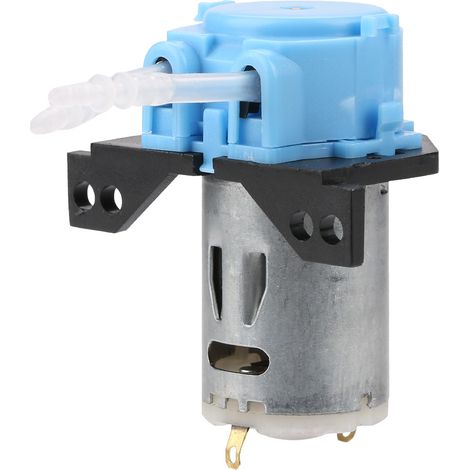 Pompe doseuse péristaltique DIY tête de tube pour aquarium, laboratoire et analyse chimique, bleu, 12V, 2x4, alimentation basse tension (1/5)