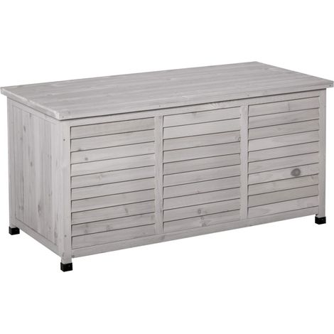 Coffre-de-jardin-résistant-à-l’eau-bois-sapin-grand-espace-rangement-outils-127x56x60cm (1/5)