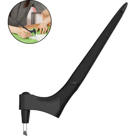 Cutter Rotatif 360° - Couteau À Tracer En Acier Inoxydable - Règle Triangle Pour Loisirs Créatifs - Lot De 3 Lames + 1 Règle - 1 Pièce (1/5)