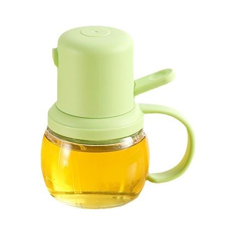 Olivenöl-Sprühflasche, Lebensmittelöl-Sprühflasche, 200 ml nachfüllbarer Sprüher, feiner Nebelspender, rutschfestes Design (12,5 x 11 cm), für Küche, Luftfritteuse, Küchengebrauch