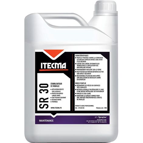 Convertisseur de rouille Sr 30 bidon de 5 kg - ITW SPRAYTEC ITECMA