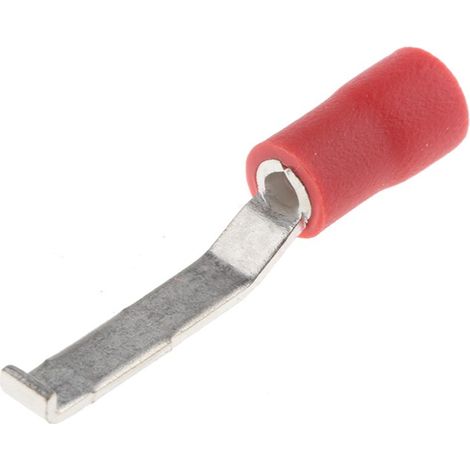 Cosse à sertir type languette, 3mm x 0.75mm, Rouge 16AWG 1.5mm² 22AWG 0.5mm² Non-Enveloppé (1/2)