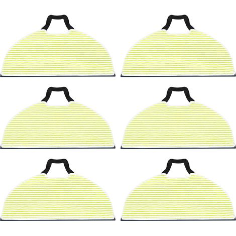 Lot de 6 lingettes de nettoyage compatibles avec le robot aspirateur laveur 2-en-1 Shark Matrix Plus AI Ultra (modèles AV2610WA, RV2610WA, RV2610BTUS, AV2620WA, AV2630WA, RV2410WD, RV2402WD) (1/5)