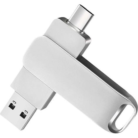 128 GB USB-Typ-C-Stick aus Metall, wasserdicht (1/5)