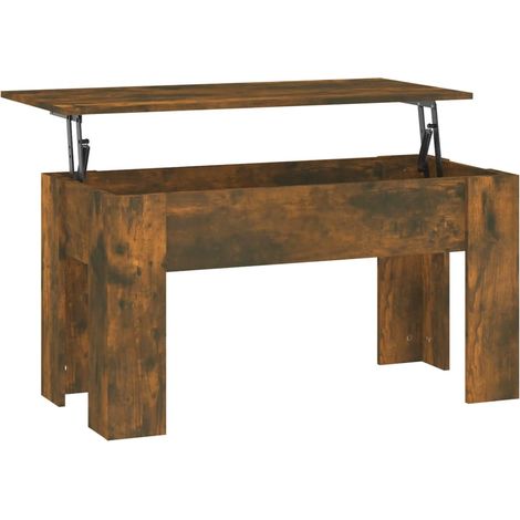 Maison Exclusive - Couchtisch Räuchereiche 101x49x52 cm Holzwerks