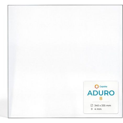 Vitre Aduro 8 - Verre Rectangle pour poêle à bois - 339 x 334 mm (L1 x H1) - 4 mm (1/5)
