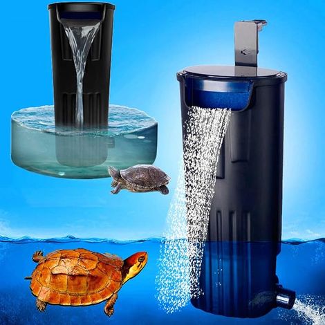 Submersible Mute Turtle Water Filter for Filtration of Turtle/Aquarium Tank 600L/H (1/4)