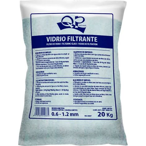 Filtre de piscine productos-qp filter glass 15 kg filtration élevée