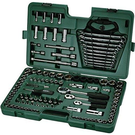SATA Set di Utensili 124 pezzi nero (1/3)