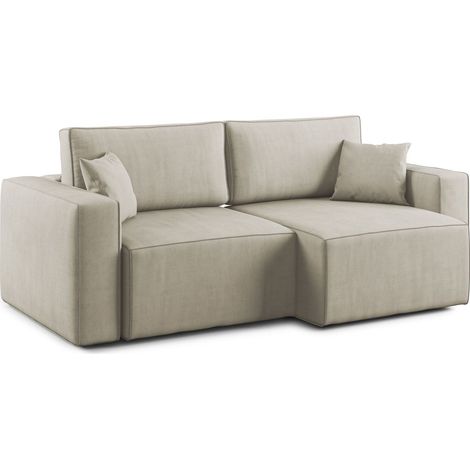 Morfeo Divano in tessuto impermeabile 180 cm  panna