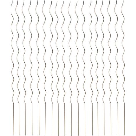 Tomato Spiral Climbing Plant Support Metal Stakes Galvanised Set of 18 (1.6m) (1/5)