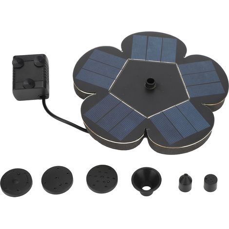 Solarbrunnen, Pflaumenblüten-Design, solarbetrieben, schneller Start, einfache Installation, stabiler Solarbrunnen, weit verbreitet (1/5)