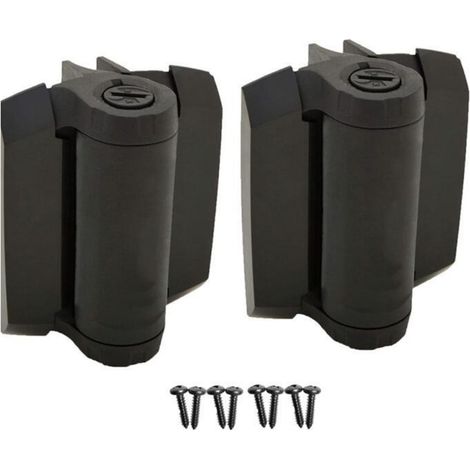 Cerniera automatica in plastica per porte, kit di cerniere per cancelli in nylon a chiusura automatica per impieghi gravosi (per telaio in alluminio)