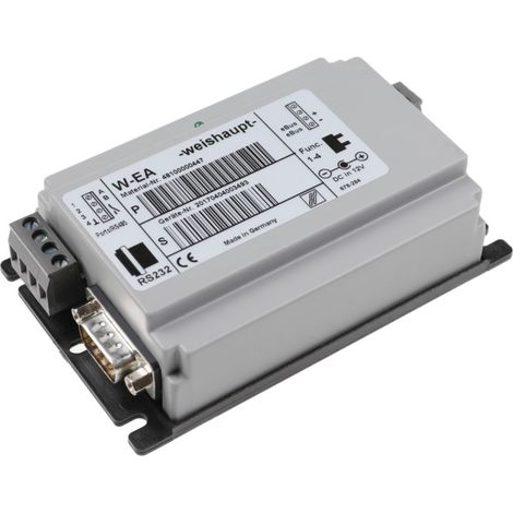 W-EA eBUS Adapter mit Hutschienenhalter und Befestigungsschrauben M4x6 DIN 84 - 48100000447 von Weishaupt