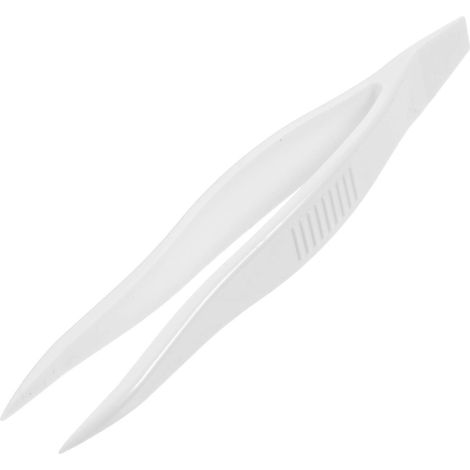 pince à lentilles surdimensionnée avec étui pour voyage et usage domestique (blanc)-White (1/4)