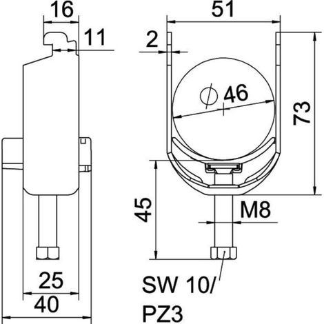 COLLIER DE SERRAGE 2056 40-46 MM BETTERMANN BS-N1-K-46 FT 1187238