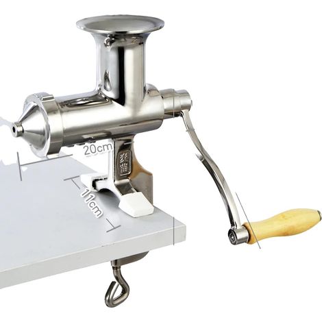 Exprimidor manual de cítricos, acero inoxidable 304, apto para lavavajillas, color blanco. (1/2)