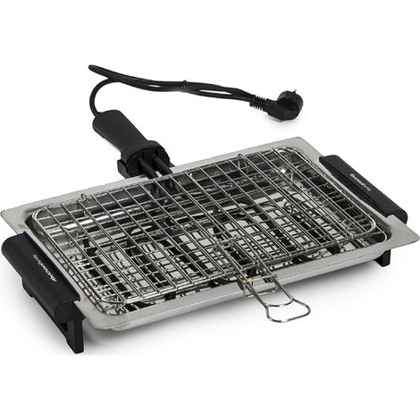 SPIEDINA Elektrischer Grill 1600W Leistung mit abnehmbarem Gitter