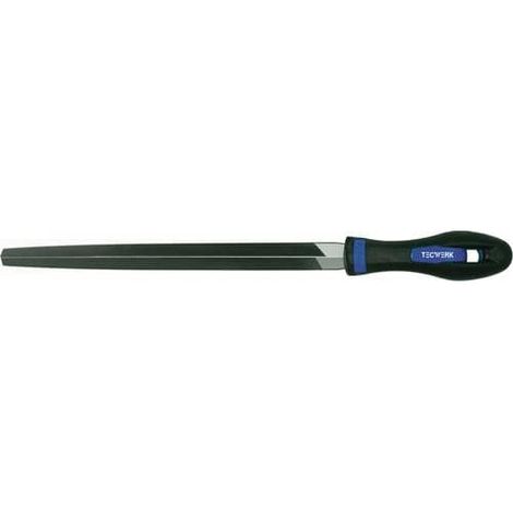 TECWERK Werkstattfeile DIN 7261 L.200mm Q.14mm Hieb 2 Dreikant 2K-Ergo TECWERK (1/2)