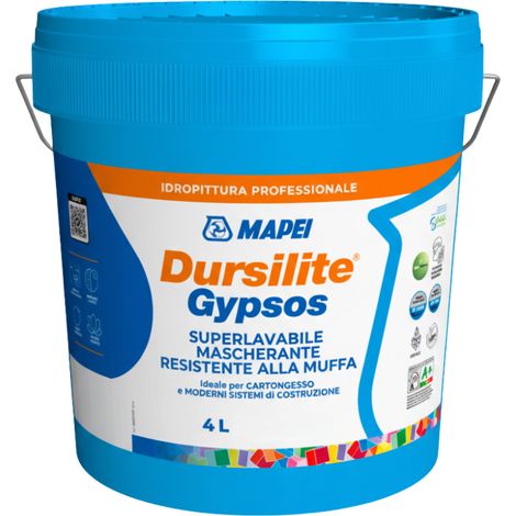 Dursilite gypsos 4 l idropittura antimuffa superlavabile