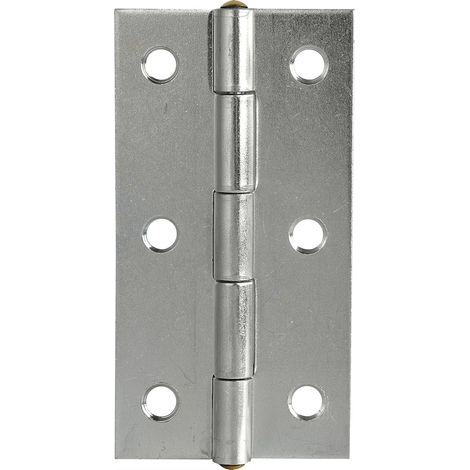 POHL Scharnier DIN 7954 A schmal 80 x 41 mm, Stahl verzinkt