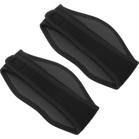 Collier cervical magnétique thérapeutique 2 pièces avec technologie infrarouge pour soulagement des douleurs cervicales - Noir (1/5)