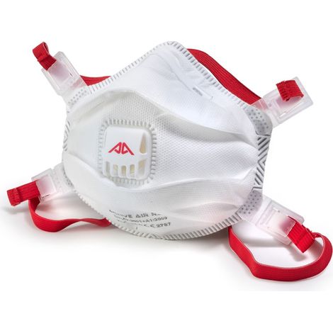 MASCHERINA PROTETTIVA FFP3 NR D C/VALVOLA MASCHERA A CONCHIGLIA 10PZ ACTIVE AIR