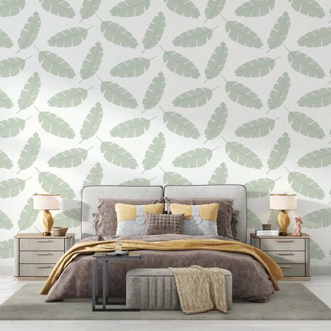Papier Peint Feuillage - Danse des Feuilles Tropicales - 150 x 250 cm (1/2)