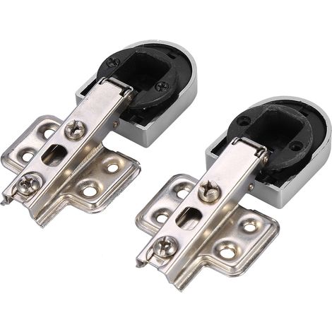 Ensemble de 2 charnières d'angle pliables pour portes de placards et armoires, faciles à installer. (1/5)