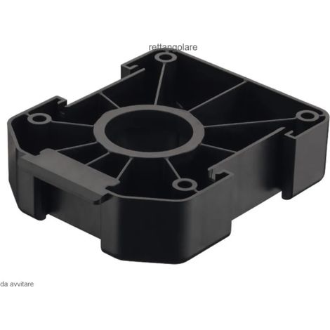 PIASTRA PER MONTAGGIO PIEDINO IN PLASTICA AXILO (1/2)