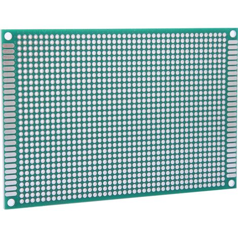 10 Stück 8x12 cm doppelseitige Prototypen-Leiterplatten, verzinnt, Steckbrett (1/5)