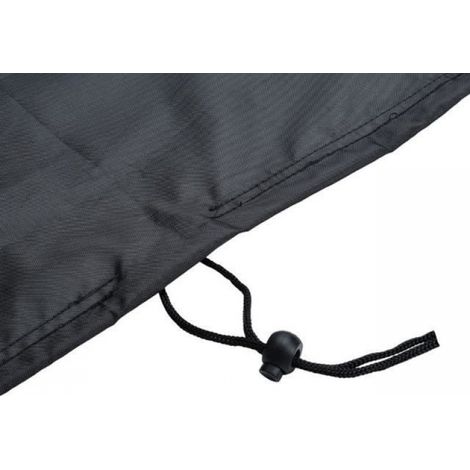 Housse de Chaise de Jardin - 65 x 65 x 80/120 cm - Noir - Imperméable Anti UV - Avec Boucles et Cordons de Fixation (1/4)