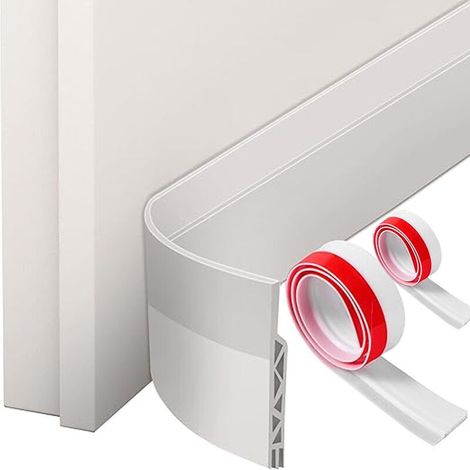JSSEVN-umbrales de puerta aislados, cortavientos para puerta, cortavientos insonorizado para puerta de 100 cm, burlete para puerta de entrada, burlete para puerta para evitar el paso del aire frío
