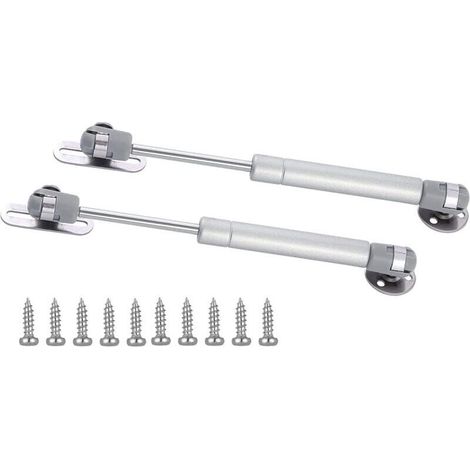 – Vérins à gaz 60N pour meuble – Lot de 2 – Amortisseurs hydrauliques pour portes armoire – Installation silencieuse et sécurisée (1/4)