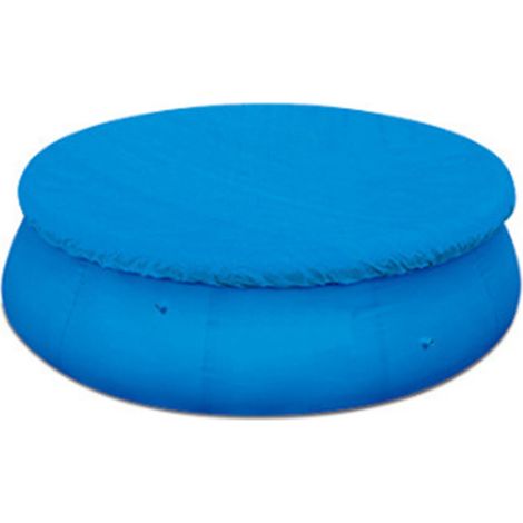 Bâche de protection pour piscine gonflable, avec cordon de serrage ajustable, protégeant de la poussière, des feuilles et autres débris extérieurs.-AquaForge (1/5)
