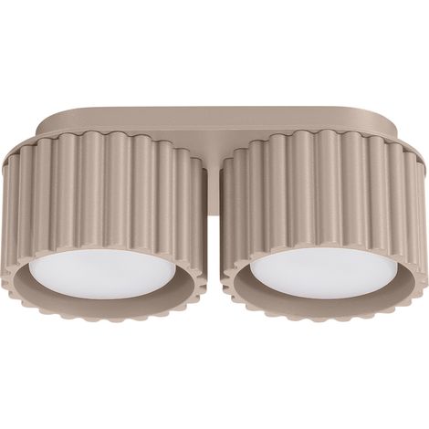 Plafonnier Aura 2 GX53 taupe ALU sollux SL.1818 (1/5)