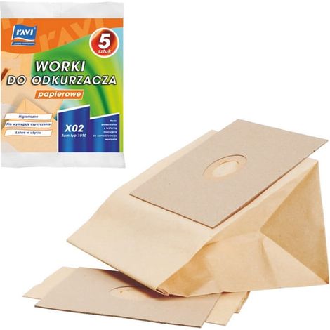 Sacchetti universali per aspirapolvere X02 SAM TYM 1010, 5 pezzi (1/4)