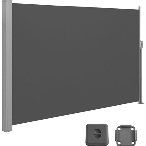 Songmics – Store latéral brise-vue 200 x 400 cm – Tissu 220 g/m² avec revêtement PVC – Boîtier en métal traité – GSA204G02