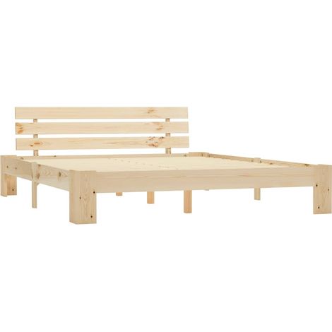 Maison Exclusive - Massivholzbett Kiefer 180x200 cm (1/5)