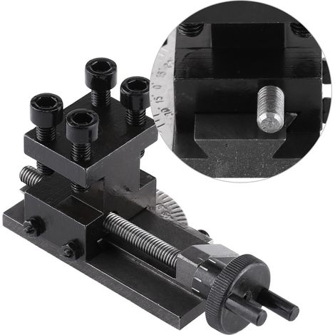 Machine-outil miniature, petit tour, accessoires spéciaux C0, porte-outil rotatif N° de série : 10154 (1/5)