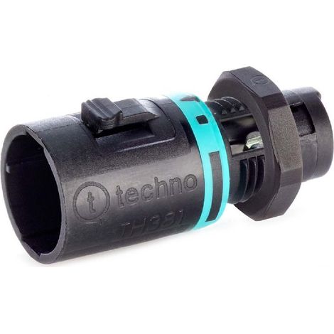 Connecteur d'éclairage RS PRO, 2 pôles , 1 voie , Montage panneau ( Prix pour 1 )