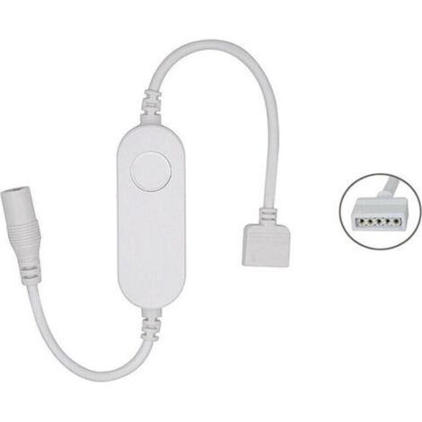 Tuya Controller LED WLAN Smart Wireless Controller-Schnittstelle mit RGBW-Bandlicht, Sprachsteuerung, kompatibel mit Google Home, Amazon Alexa und IFTTT-Apps für Smartphones. (1/4)